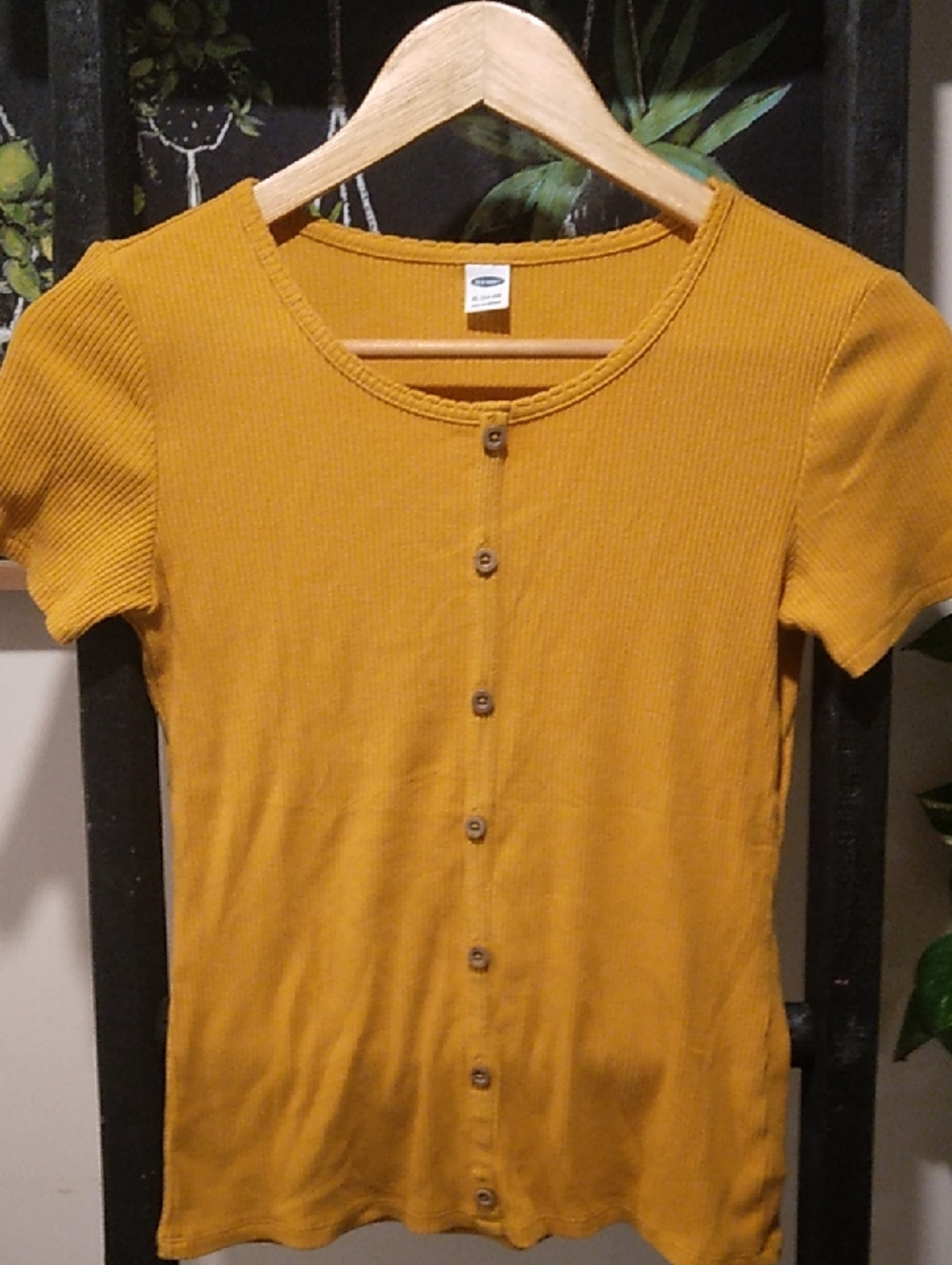Girls Old Navy Ribbed Short Sleeve Shirt